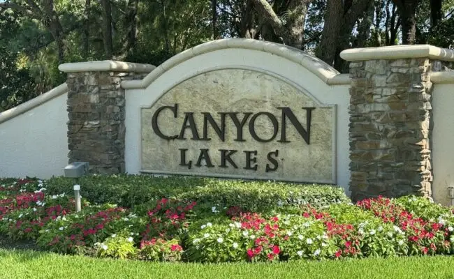 Canyon Lakes Boynton Beach FL